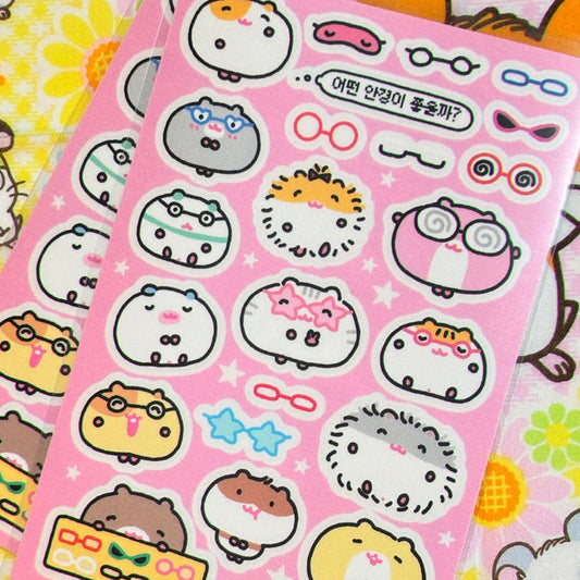 [Zkzk Studio] What Glasses Fit Me? Sticker Sheet