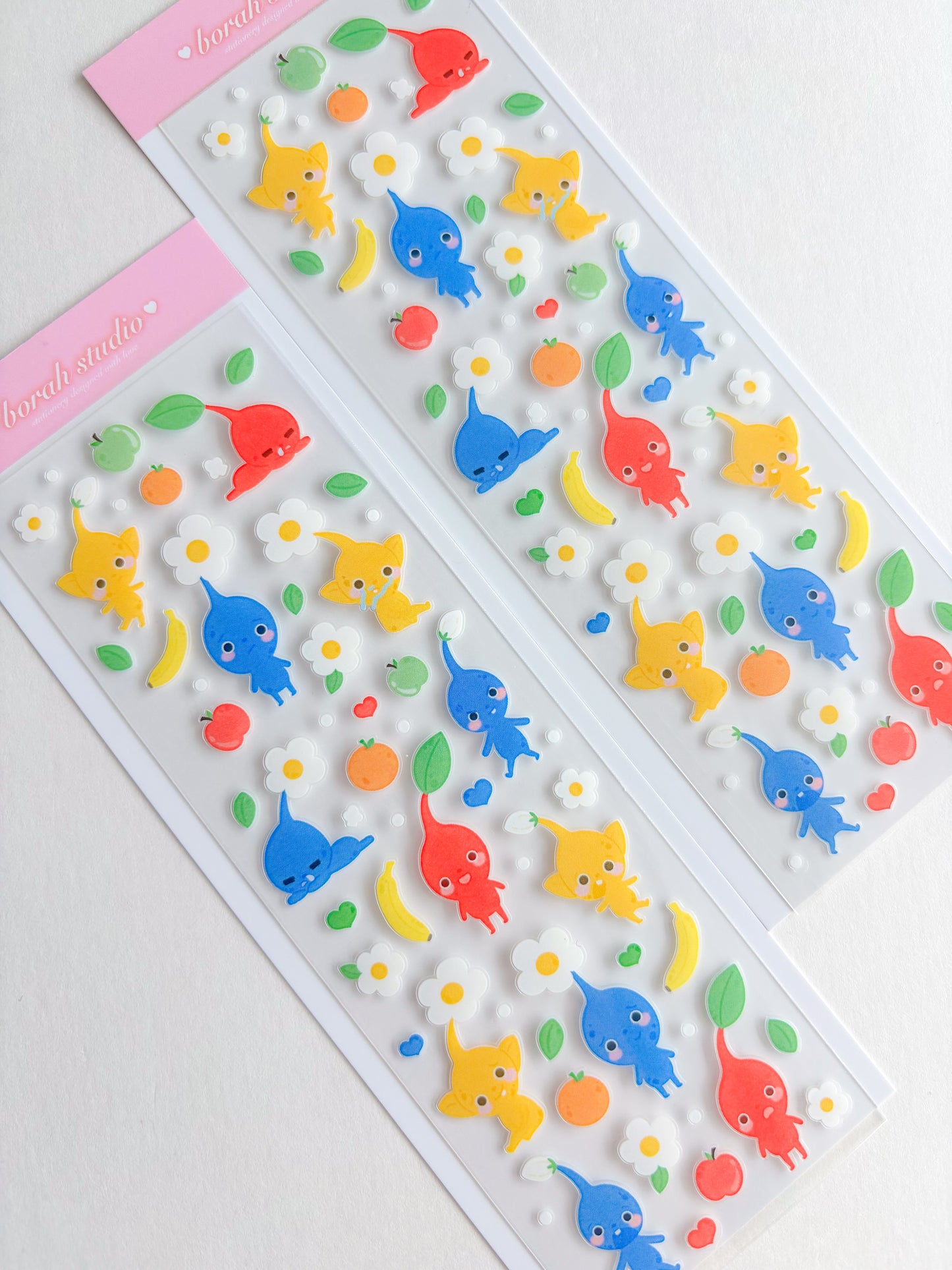 [Borah Studio] P1kmin Friends Deco Sticker Sheet (2 Options)