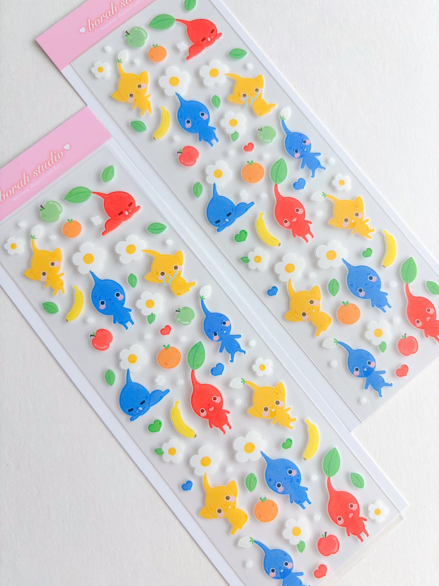 [Borah Studio] P1kmin Friends Deco Sticker Sheet (2 Options)