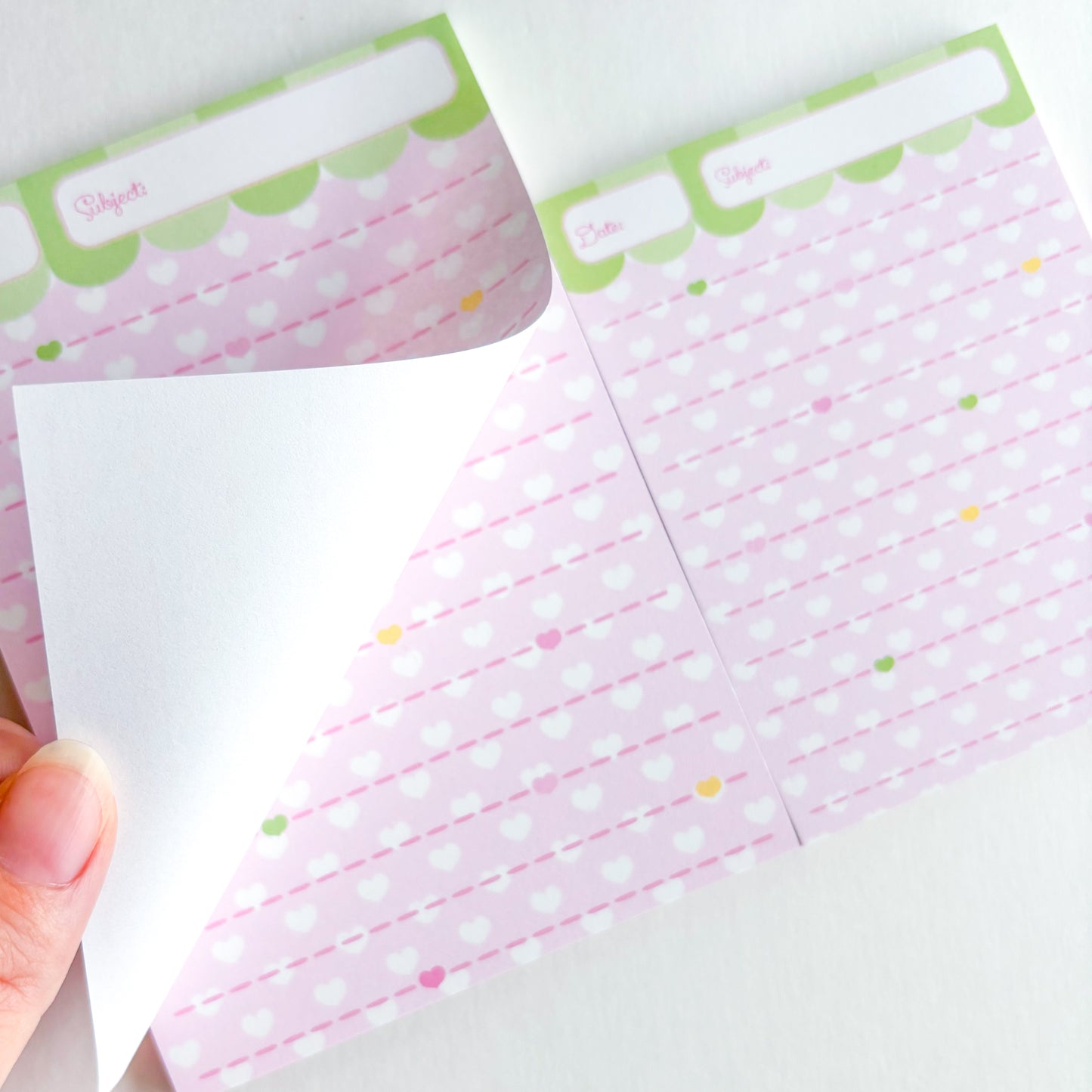 [Borah Studio] Strawberry Love Memo Pad