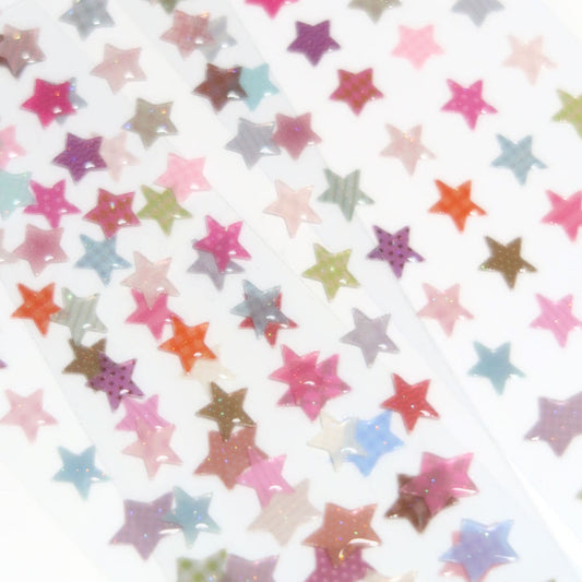 [St2krs] Cuddly Stars Epoxy Deco Sticker Sheet