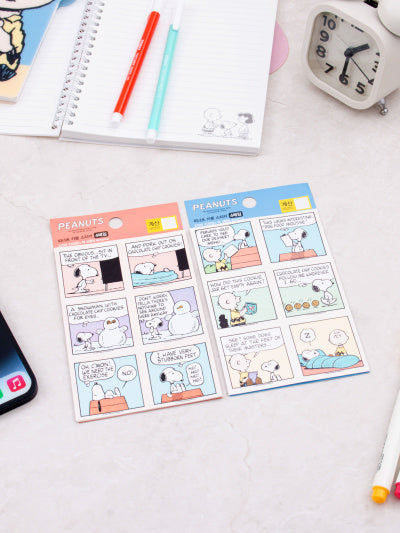 [Stationery Korea] Deco Stickers – Snoopy Peanuts Cartoon (4 sheets)