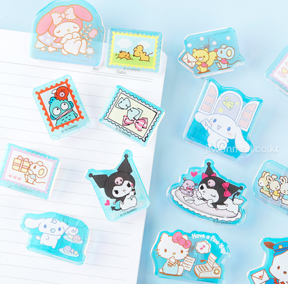 [Sanrio Korea] Acrylic Binder Clip Set (6 types)