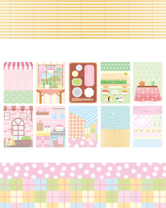 [Pearly Button] Cutie Table Memo Sticker Set