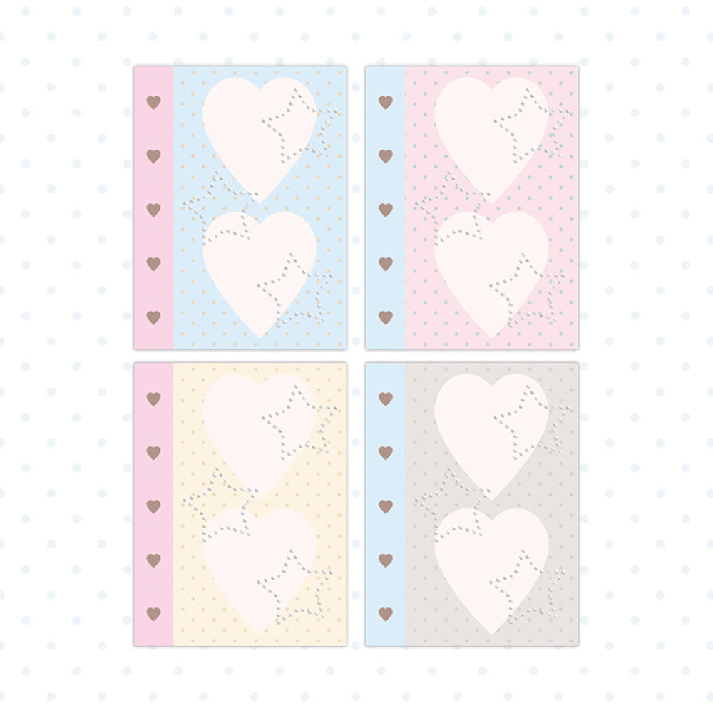 [Ahchuucoco] Tote Pattern Memo Sticker Set