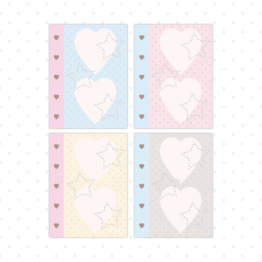 [Ahchuucoco] Tote Pattern Memo Sticker Set