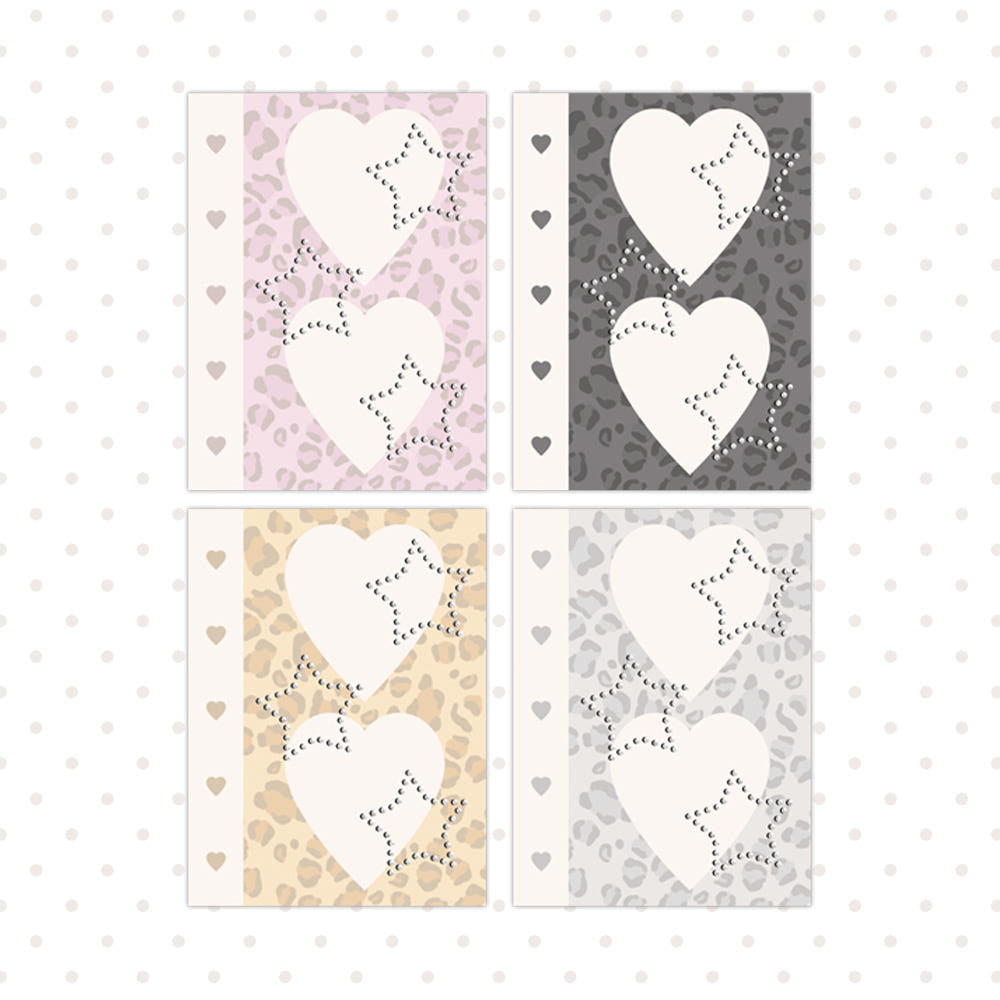 [Ahchuucoco] Leopard Pattern Memo Sticker Set