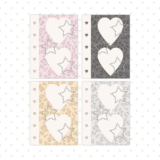 [Ahchuucoco] Leopard Pattern Memo Sticker Set
