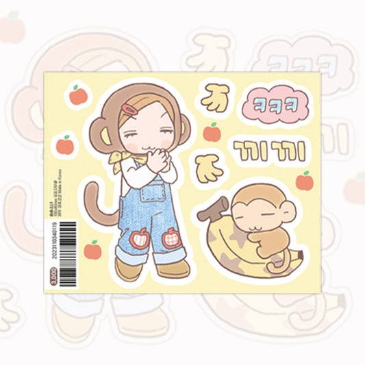 [Ahchuucoco] Songsong Girl Sticker Sheet