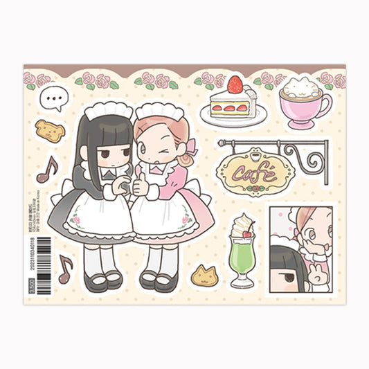 [Ahchuucoco] Vintage Cafe Sticker Sheet