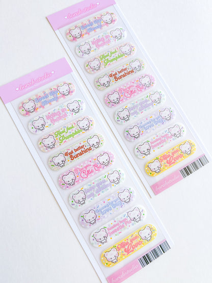 [Borah Studio] Feel Better Soon Bandaid Deco Sticker Sheet (2 Options)
