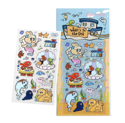 [The Puri Village] What's In The Sea Sticker Sheet