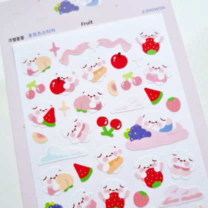 [My Mousse] Fruit Deco Sticker