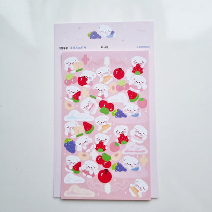 [My Mousse] Fruit Deco Sticker