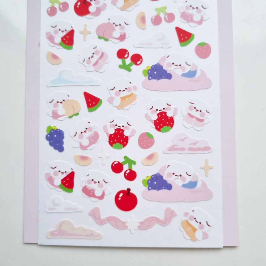 [My Mousse] Fruit Deco Sticker