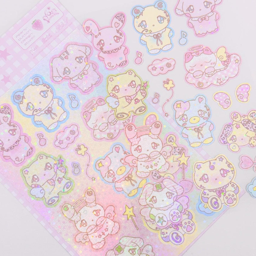 [Pearly Button] Hello! Malamings Sticker Sheet