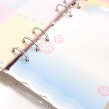 [Pearly Button] A6 Summer Vacation Refill Set (~30 sheets)