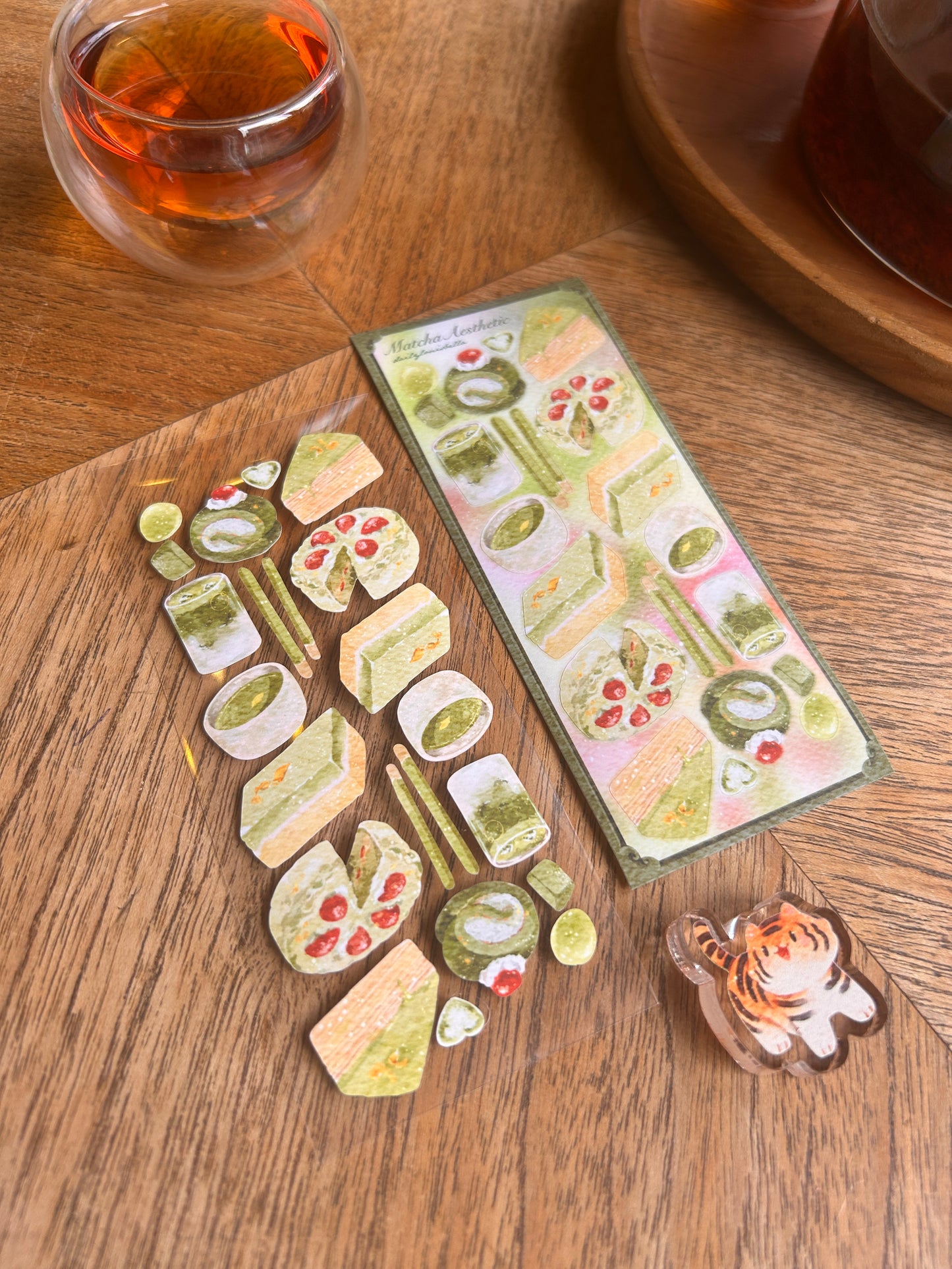 [Dailylouisbella] Matcha Aesthetic Deco Sticker