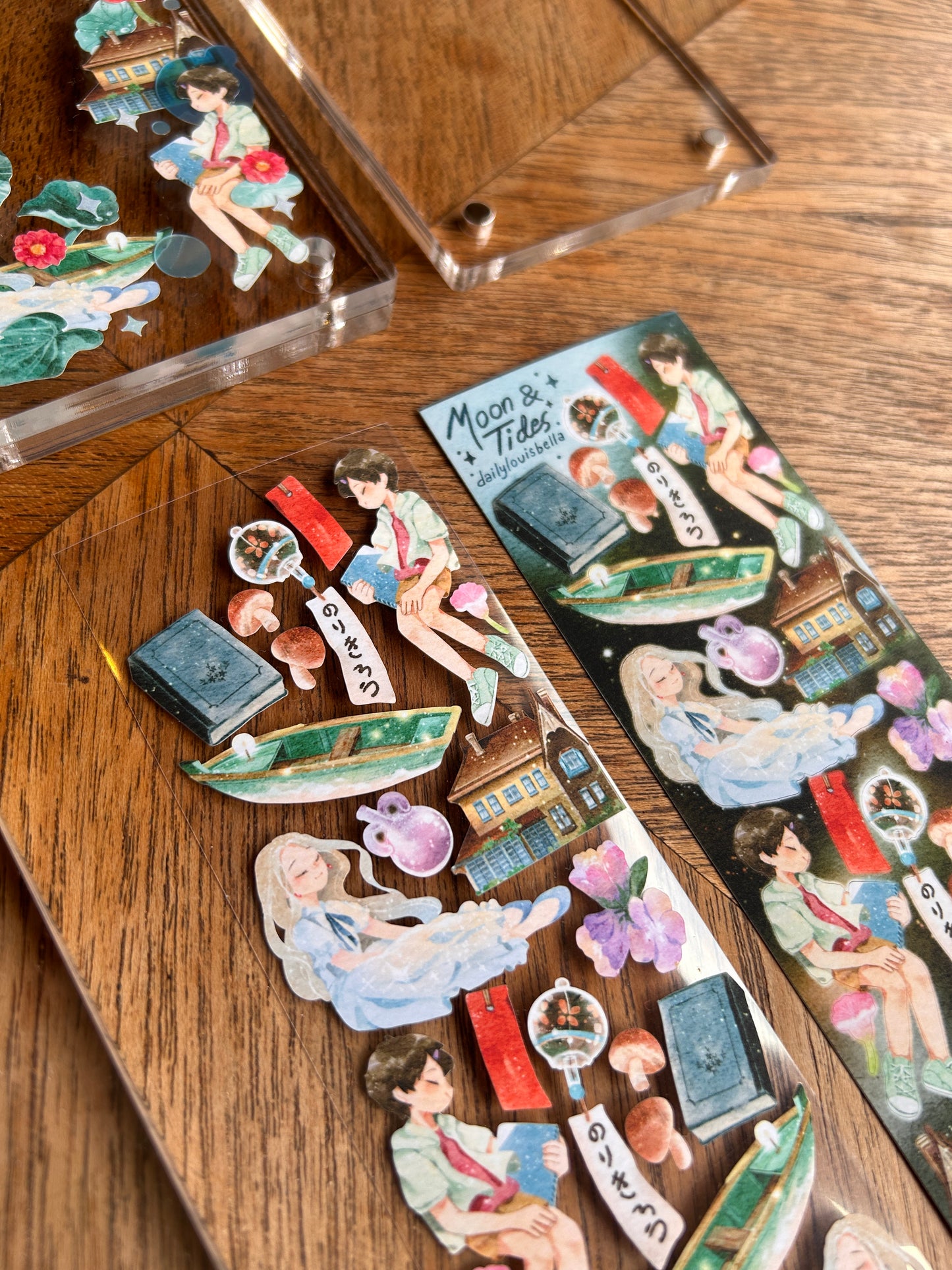 [Dailylouisbella] Moon & Tides Deco Sticker (Velvet Matte)