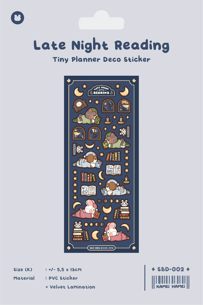 [Kamei Hamei] Late Night Reading Sticker Sheet