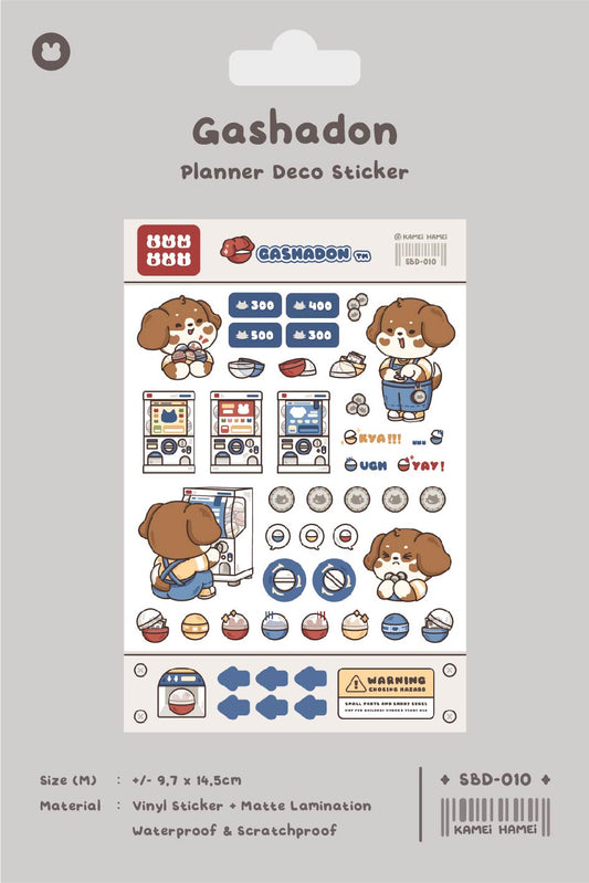 [Kamei Hamei] Gashadon Sticker Sheet