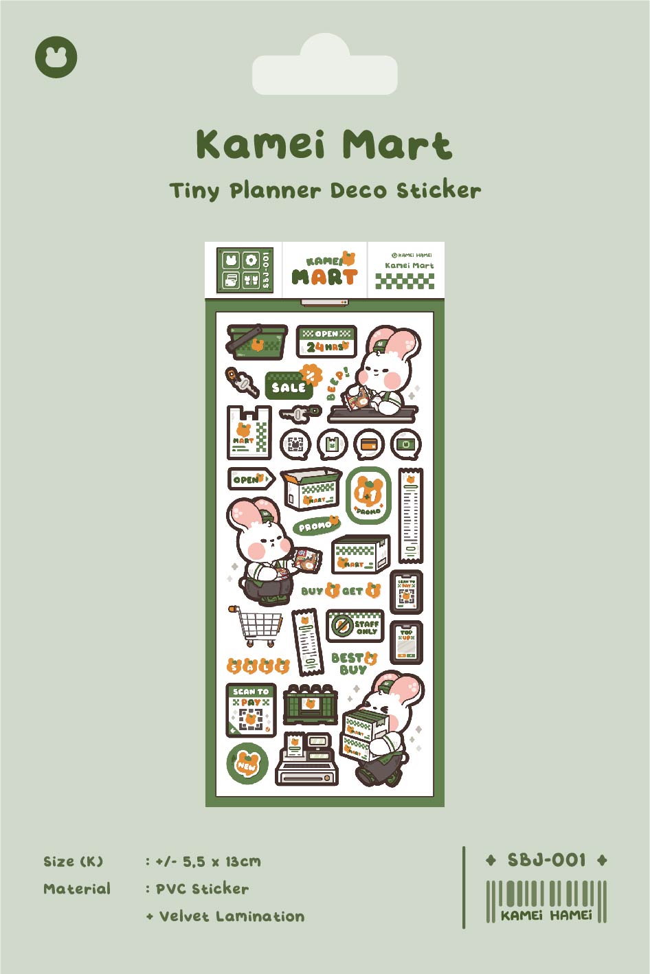 [Kamei Hamei] Kamei Mart Sticker Sheet