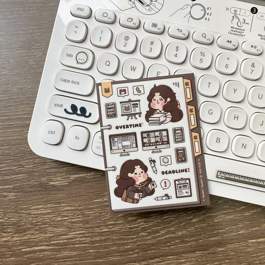 [Kamei Hamei] Office Worker Sticker Sheet