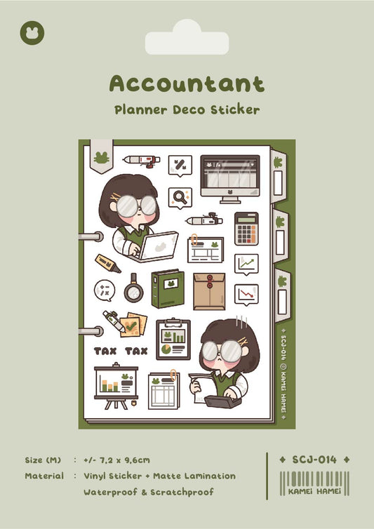 [Kamei Hamei] Accountant Sticker Sheet