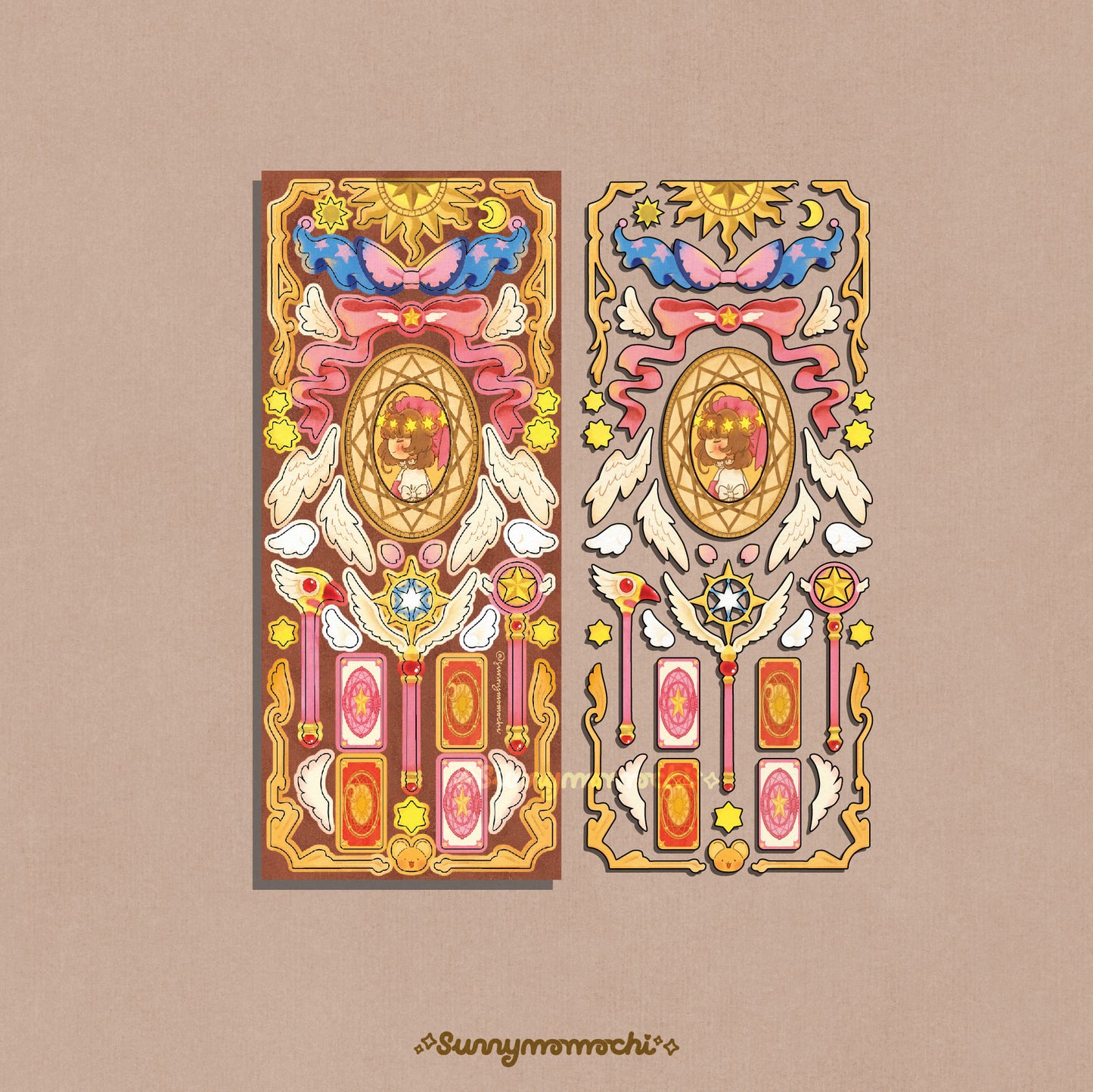 [Sunnymomochi] Sakura Wand Deco Sticker Sheet