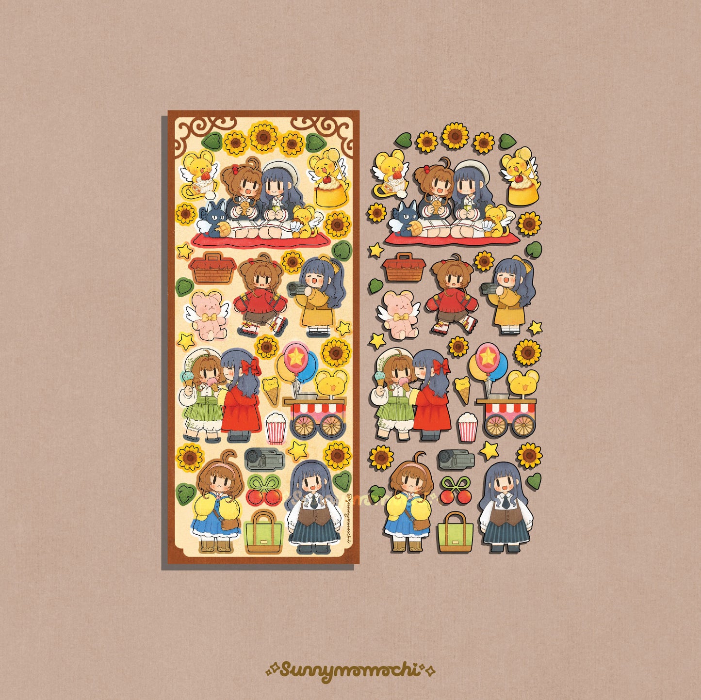[Sunnymomochi] Sakura & Tomoyo Deco Sticker Sheet