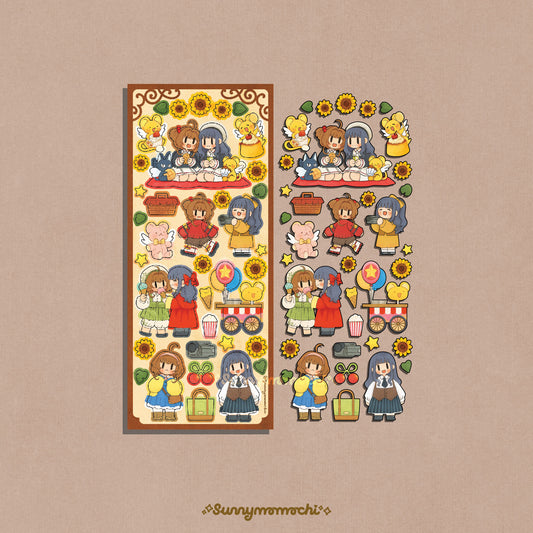 [Sunnymomochi] Sakura & Tomoyo Deco Sticker Sheet
