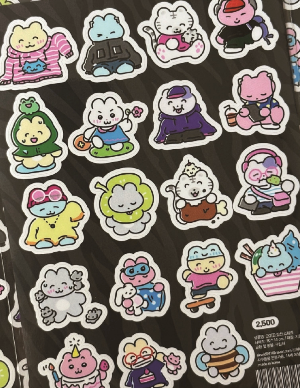 [Heeheeclub] OOTD Sticker Sheet