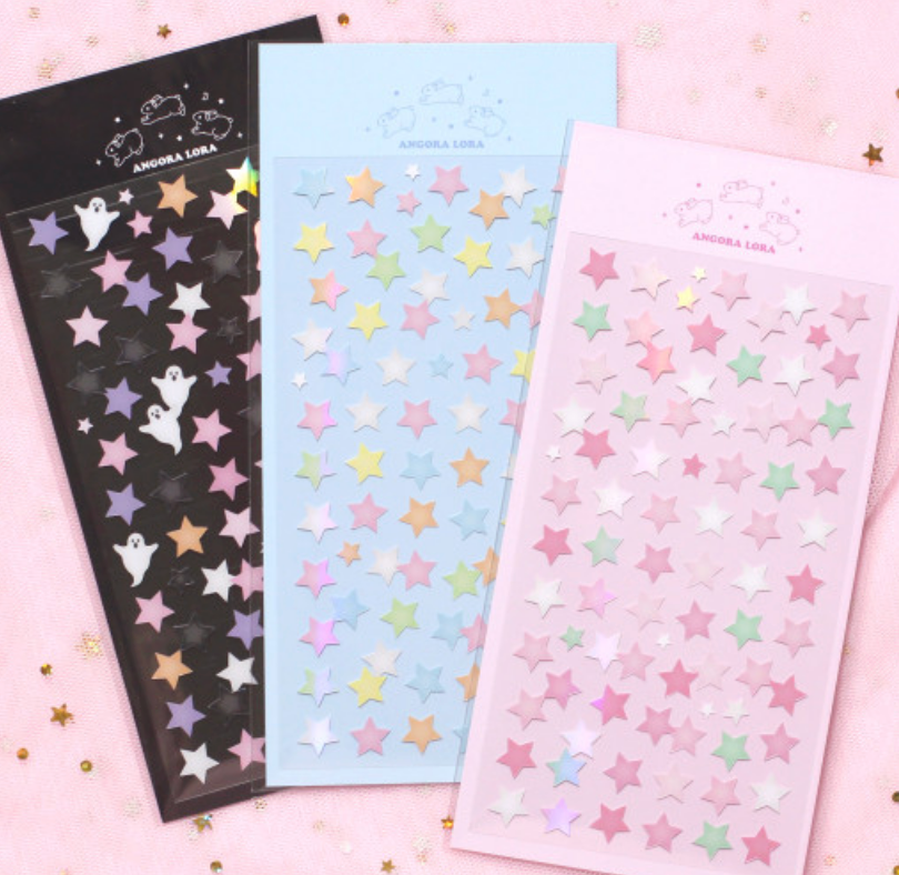 [Angora Lora] 3 Color Topping Sticker Sheet (3 Options)