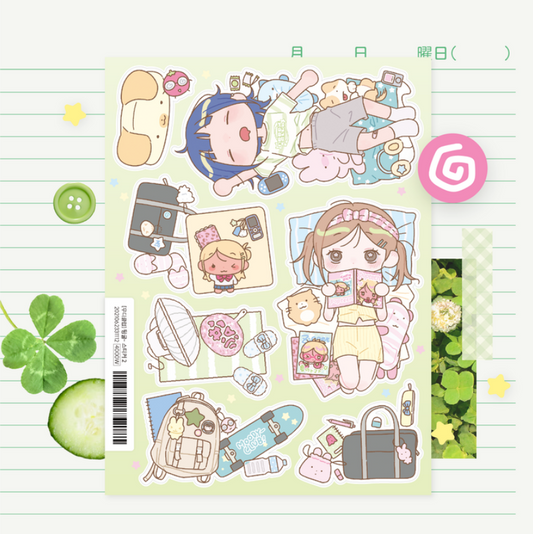 [Moody Club] Roll Around Ver 2 Deco Sticker Sheet