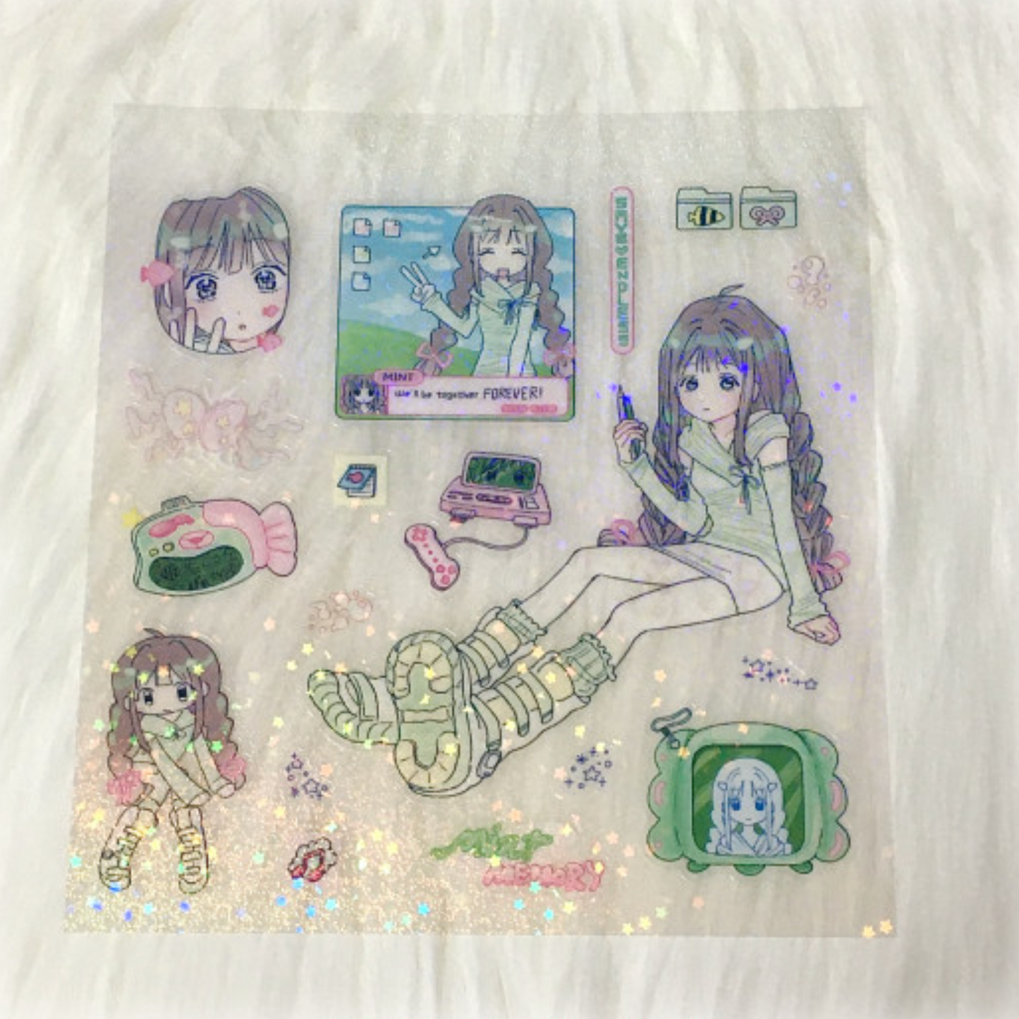 [Ricomaru] Mint Memory Sticker Sheet (2 styles)