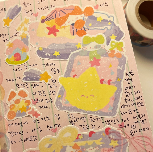 [Berddi] Star Diary Sticker Sheet