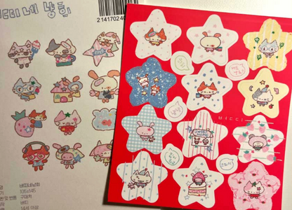 [Berddi] Berddi's Family Cats Sticker Sheet