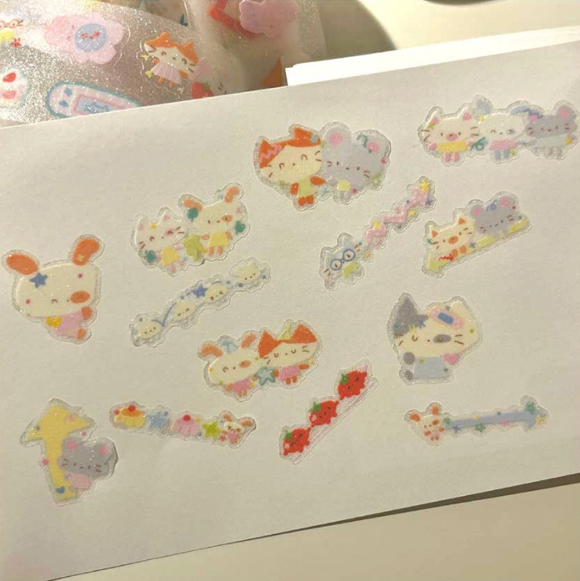 [Berddi] Friends in a Row Kiss Cut Washi Tape