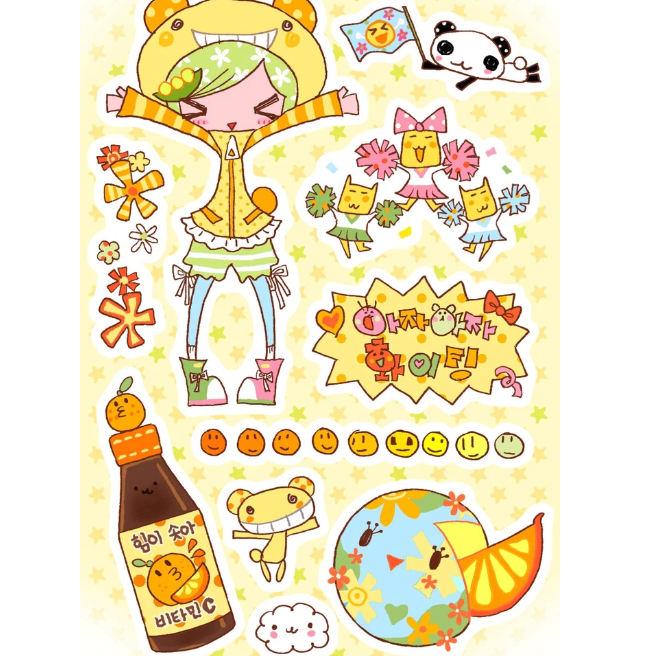 [Jal Ja] I Want to Be Your Vitamin Sticker Sheet