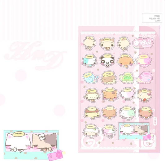[Happy Nyang Day] Angel Ring Sticker Sheet