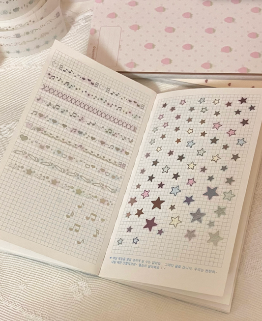[waytoofetch] Hologram Deco Kiss Cut Tape (2 Options)