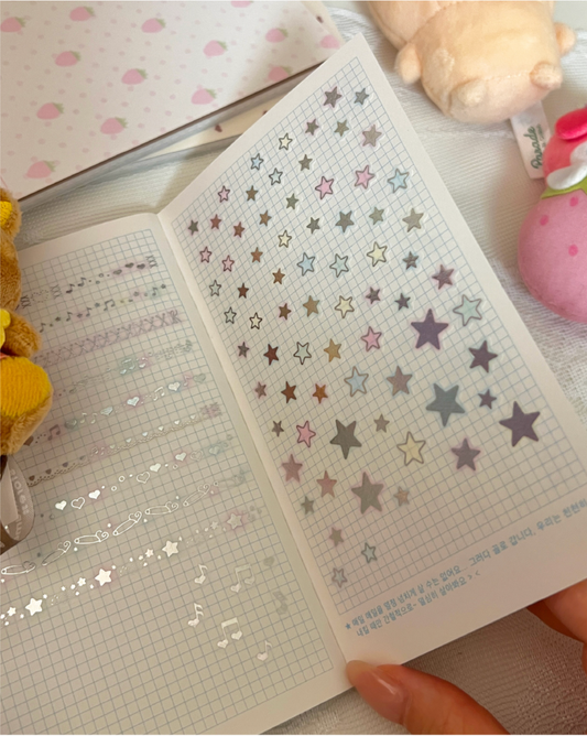[waytoofetch] Hologram Deco Kiss Cut Tape (2 Options)