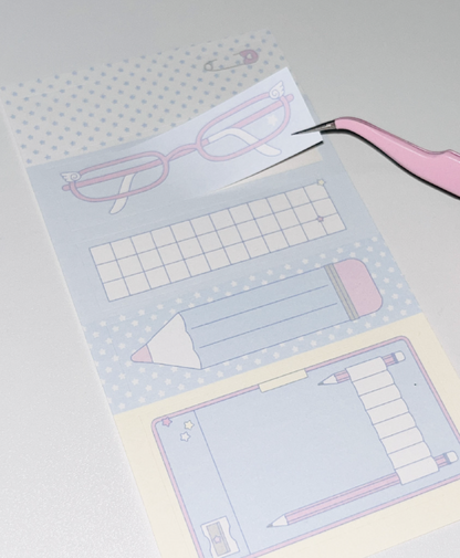 [Seorikkoch] Dakku Tailor Memo Sticker Set (2 Options)