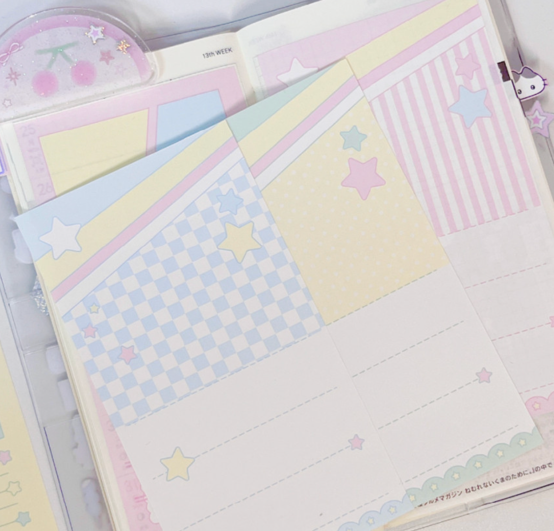 [Seorikkoch] Retro Star Memo Sticker Set