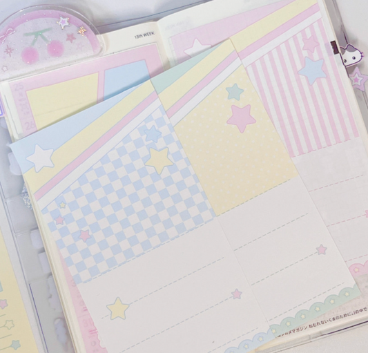 [Seorikkoch] Retro Star Memo Sticker Set