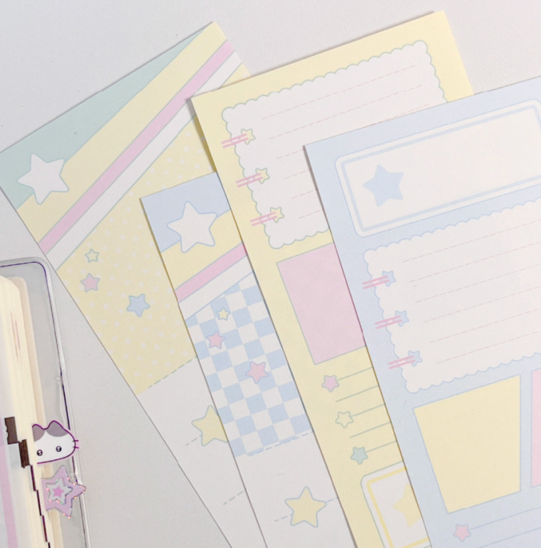[Seorikkoch] Retro Star Memo Sticker Set