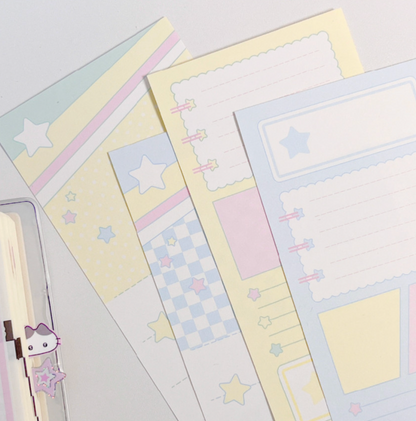 [Seorikkoch] Retro Star Memo Sticker Set