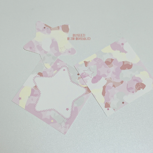 [Seorikkoch] Pretty Camo Memo Sticker Set