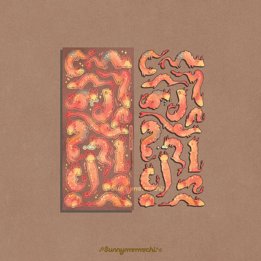 [Sunnymomochi] Sparkly Dragon Deco Sticker Sheet