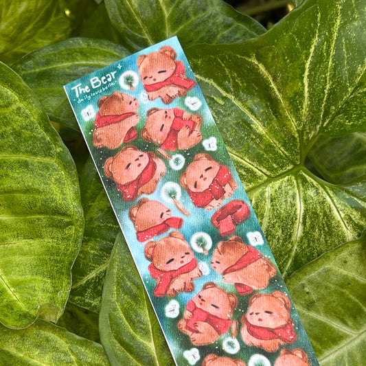 [Dailylouisbella] The Bear Deco Sticker (Velvet Matte)